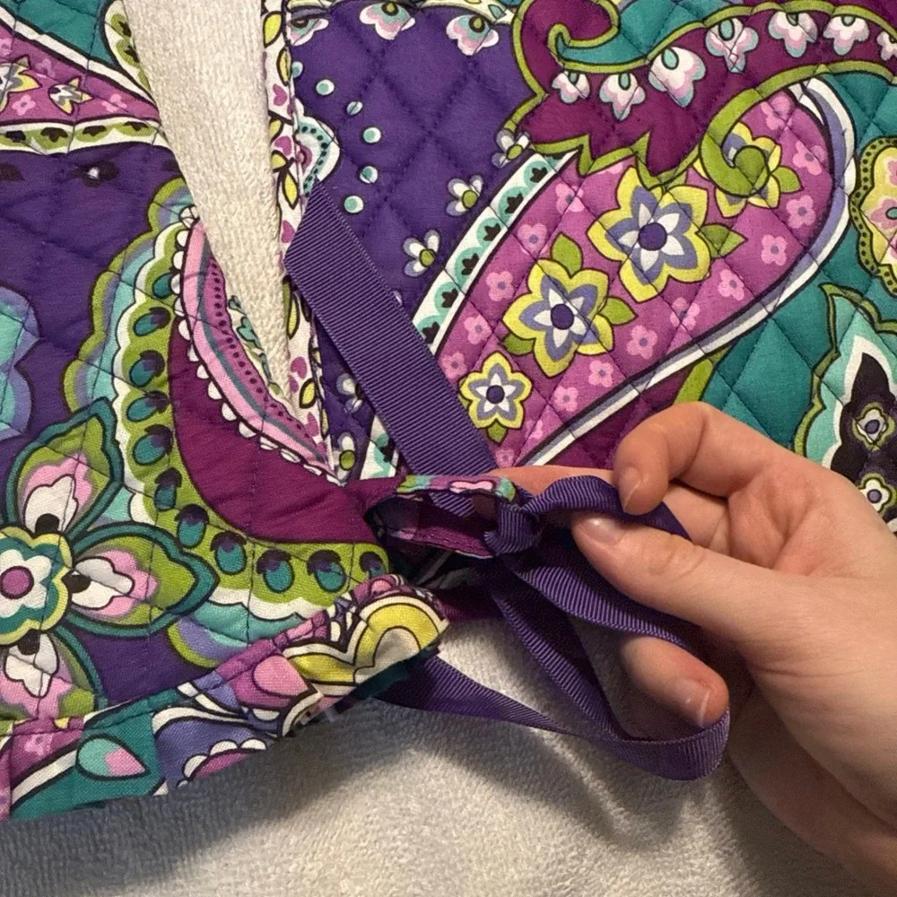 New Vera Bradley Heather Cooking Mitten And Pot Holder Set